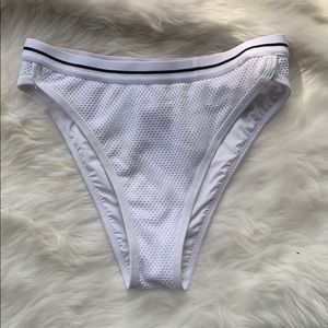 NWOT Forever 21 high thigh & rise bikini bottoms S